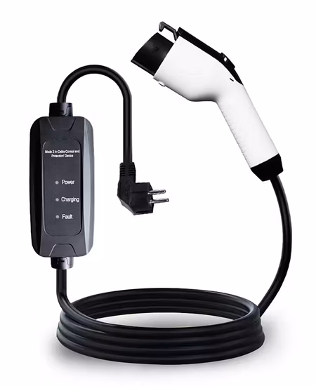 Tipo carregador portátil do veículo elétrico do carregador 16A do carro de IEC62196 2 EV
